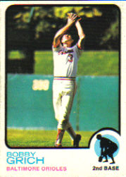 1973 Topps Baseball Cards      418     Bob Grich